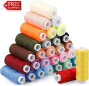 30 Colors Sewing Thread Assortment Coil, Betterjonny Polyester 250 Yard Sewing T