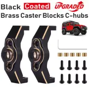 Brass Blocks C-hubs Caster for Traxxas TRX-4M 1/18 Upgrades Parts RC Crawler