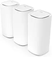Linksys Velop Pro WiFi 6E Mesh System MX6203-AU- Cognitive Mesh Router with 6Ghz Band and Speeds Up to 5.4Gbps — Multiroom Coverage Up to 275 m² and 200 Devices — 3-Pack