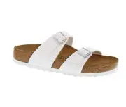 Birkenstock Sydney Birko-Flor Sandal White Sz 41/ Women's 10/ Men's 8.0