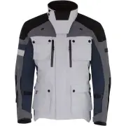 Solitude D3O Blue Grey Textile Motorcycle Jacket