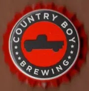 USA Plastic Lined Beer Crown Bottle Cap: Country Boy Brewing