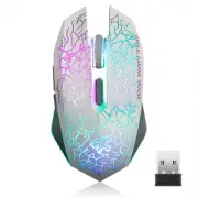 M2 Wireless Gaming Mouse, Silent Rechargeable Optical USB Computer Mice Wirel...