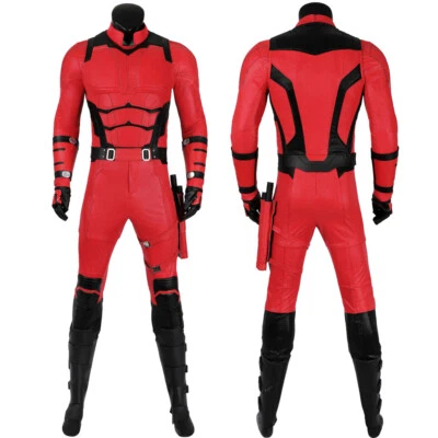 The Daredevil Born Again Matt Murdock Cosplay Suit Costume Red Outfit Halloween