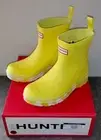 HUNTER Women's Play Short Splash Boot Zesty Yellow Womens Sz 7 NIB