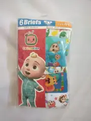 CoComelon 6 Pair Boys Size 4T Cotton Briefs