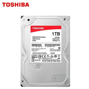 東芝 TOSHIBA P300 1TB 1T 硬碟 3.5吋 內接式硬碟 桌上型 HDWD110UZSVA