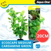 Aqua One Ecoscape Cardamine Green Plastic Plant 20cm - Med (28390)