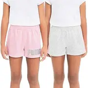 [PUMA] Youth Girl's 2 Pack All Day Comfort Shorts