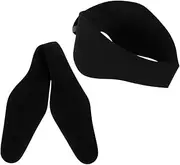 SUPVOX 2pcs Waterproof Ear Headband Swim Plug Band Headbands Waterproof Ear Bands Ear Cover Headband Hair Guard Waterproof Ear Bands Ear Guard Black Cloth