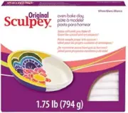 Sculpey Original Polymer Clay 1.75-Pound White (2 Pack)