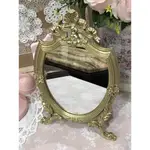 歐式風格古典復古金邊鏡