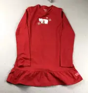 American Girl Dress Girls XL 18/20 Red Christmas Raffle Pullover Long Sleeve NWT