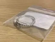 New Pandora Two Sparkling Hearts Ring 191023CZ-52