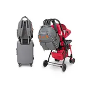 Multifunction Diaper Bag Backpack-Grey
