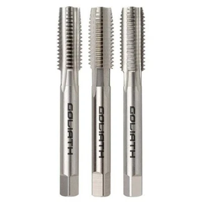 Goliath UNF Left Hand Tap Set - HSS Bright