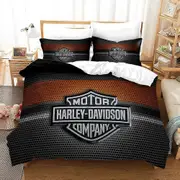 v4185 Bed Sheets Harlry Harley Motorcycle Series Printed Duvet Cover Set Super Kids Bed Sheets IU4185