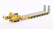 1:50 7x8 Steerable Trailer -- Chrome Yellow -- Drake Truck ZT09073