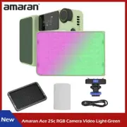 Amaran Ace 25c RGB Video Light 25W On Camera Pocket LED Light CCT + Grid Green