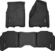 Husky Liners Front & 2nd Seat Floor Liners Fits 09-18 Ram 1500 Crew Cab