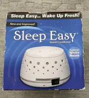 Sleep Easy Sound Conditioner, Noise Machine - White, Tested and Working.