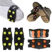 5-Stud Silicone Climbing Crampons Non-Slip Shoe Covers Unisex Outdoor Chain Shoe