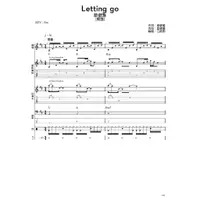 在飛比找蝦皮商城精選優惠-團譜~蔡健雅_Letting go[鍵盤][吉他譜][貝斯譜