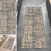 Modern Washable Corridor Kitchen Living Room Entryway Non-Slip Narrow Runner Rug 60cm/70cm/80cm/100cm Wide Indoor Hallway Runner Carpet(3.3 ft×16.4ft/100×500cm)