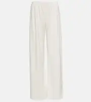 [The Row] The Row Gala double-cady wide-leg pants AU 16 black