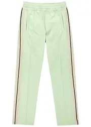 Palm Angels Logo Striped Jersey Track Pants - Mint - XL XL