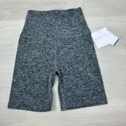 Beyond Yoga Spacedye High Waisted 7" Biker Short Size XS Gray Heather SD5054