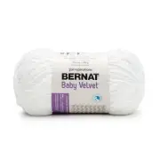 2 Pack Bernat Baby Velvet Big Ball Yarn-Snowy White 164186-86060