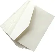 KALLORY 100pcs Business Letter Envelopes Paper Bags Envelope Greeting Card Storage Bag Fine Workmanship