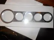 UNIVERSAL BPW-4003 5 GAUGE POLISHED ALUMINUM BILLET BALL MILLED MOUNTING PLATE