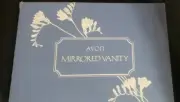 Avon Art Deco Vintage Mirrored Glass Vanity Perfume Jewelry Tray 8" x 11" New