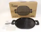 NuWave Precision Induction Cooktop Cast Iron Grill w/ Oil Drip Tray Model 31104