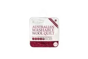 Australian Washable Winter Weight Wool Quilt - Double