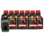 7L Motul 8100 X-CLEAN 5W40 Wix XP Filter Motor Oil Change Kit API SN