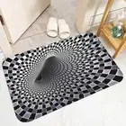 Doormat Entrance Door 3d Vortex Illusion Floor Mats Bathroom Mat Rugs Carpets