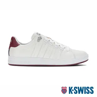 K-SWISS Lozan II時尚運動鞋-男-白/酒紅