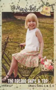 The Natalie Skirt & Top Girls Pattern Susan Maw MAW-BELL DESIGNS