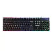 Ak-700 Wired Gaming Keyboard With Rgb Backlight Usb Interface Meta Pannel For Mac/Windows Pc Laptop Games Black