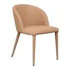 Cafe Lighting & Living Paltrow Dining Chair (Tan Vegan Leather)