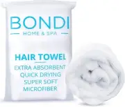 Bondi Home & Spa Microfibre Hair Towel Wrap for Women – Super Absorbent,