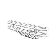 MJX 14209 RC Car Front/Rear Anti-Collision Spart Parts 14100B 14110B