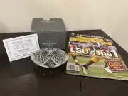 2003 LSU Tigers BCS Champs Engraved Waterford Football NIB Nick Saban Ships Free