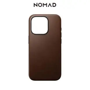 【NOMAD】iPhone 15 Pro 6.1-嚴選Classic皮革保護殼(獨特紋理更具特色)