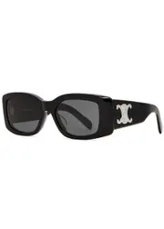 Celine Rectangle-frame Sunglasses - Black ONE SIZE
