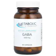 Metabolic Maintenance, GABA, 500 mg, 60 Capsules