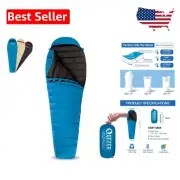 Compact Down Sleeping Bag with Compression Sack - Perfect for Hiking & Camping